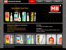 Tablet Screenshot of magnumbond.com